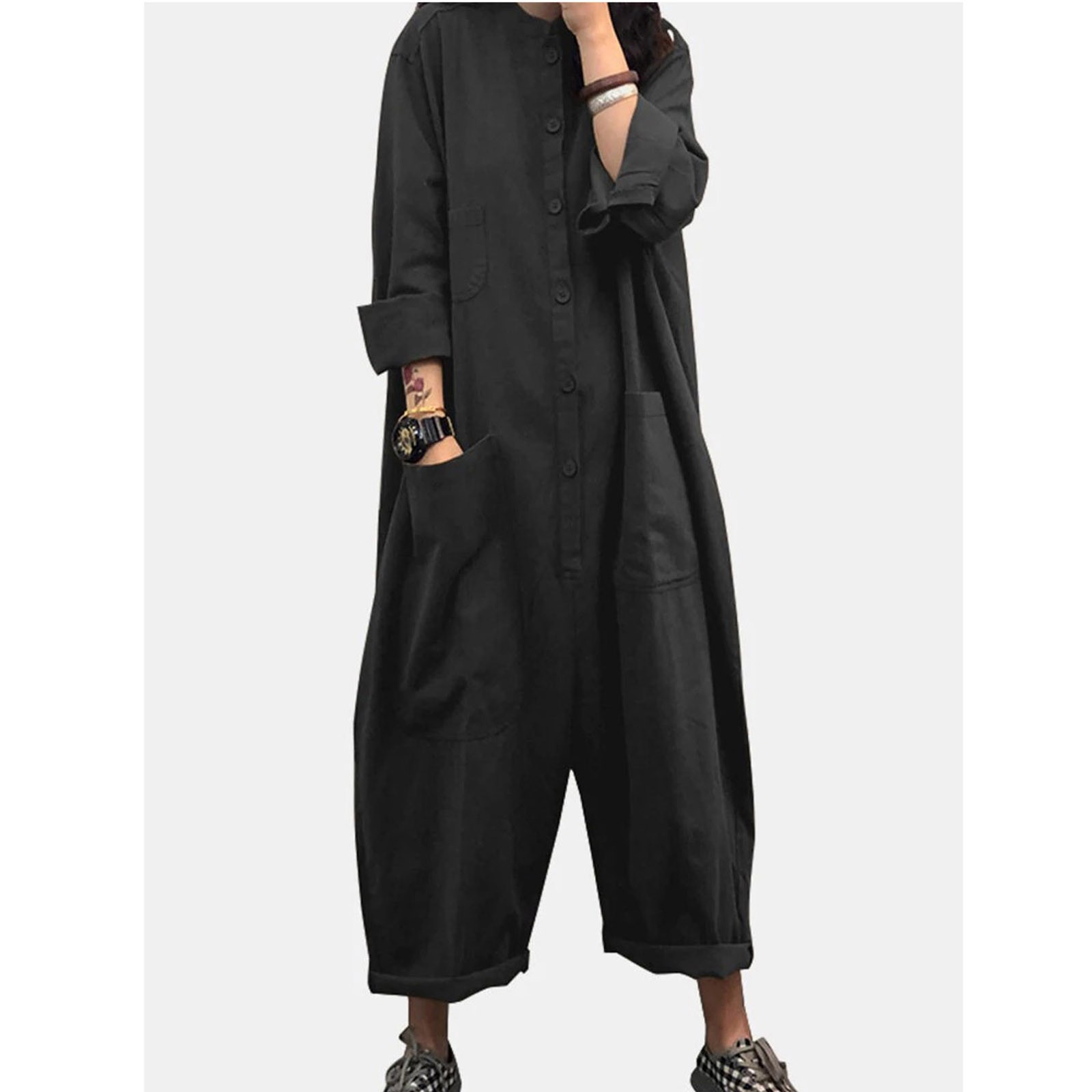Women'S Fashion Overalls - Women Jumpsuit 2024 Female Oversized Romper