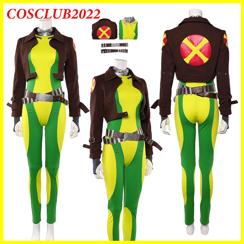 Women Fashion Jackets - Fantasia Rogue Cosplay Costume Jumpsuit Jacket