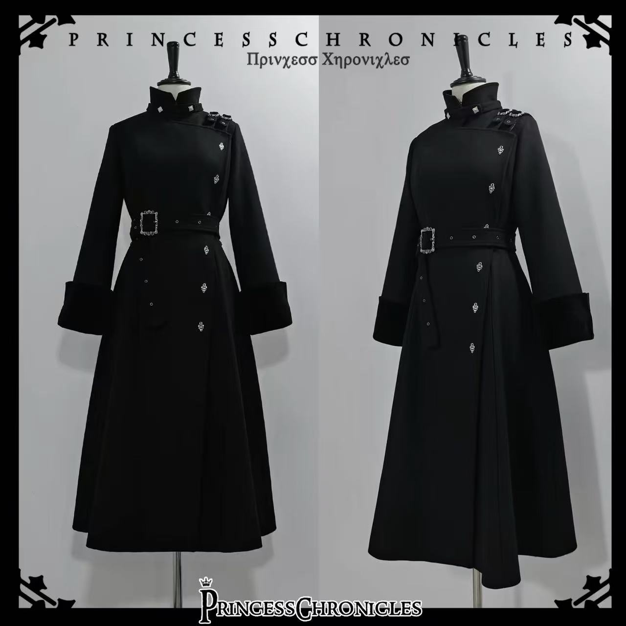 Women Fashion Jackets - Aesthetic Gothic Style Elegant Long Woolen