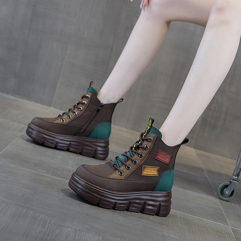 Women'S Fashion Petite - Women Platform Boots Winter Fashion Color