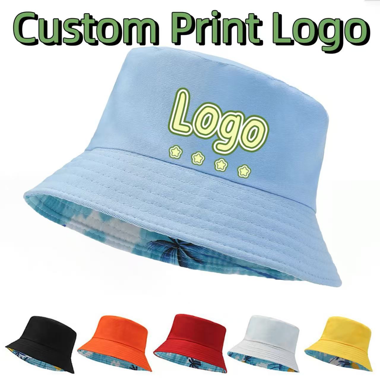 Women'S Fashion Hats - Customized Printed Logo Sun Protection And