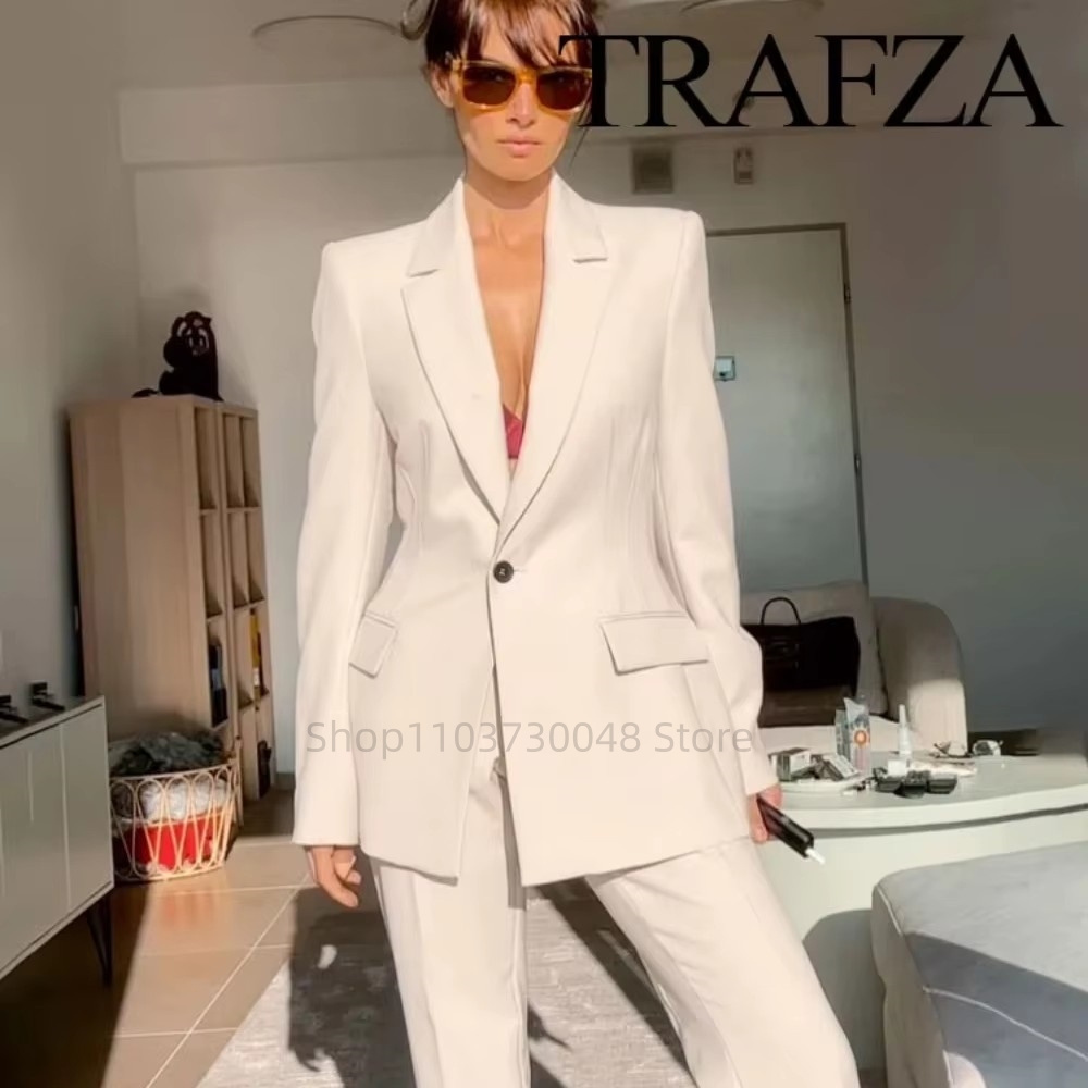 Women Fashion Jackets - Fashion Office Ladies Blazer and Pants