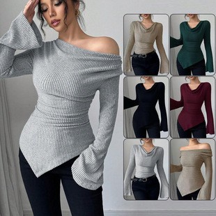 Women's Blouse Longsleeve Soli - Off Shoulder Top ulasan dan harga