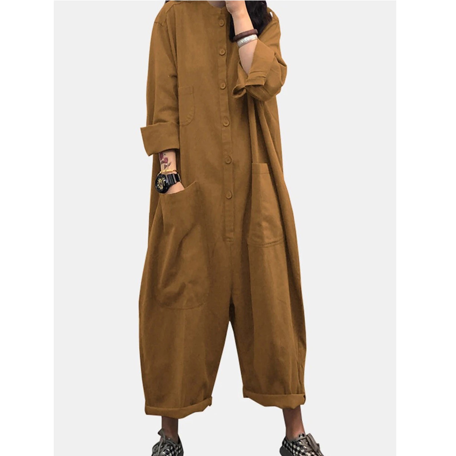 Women Jumpsuit 2024 Female Ove - Women'S Fashion Overalls ulasan dan harga
