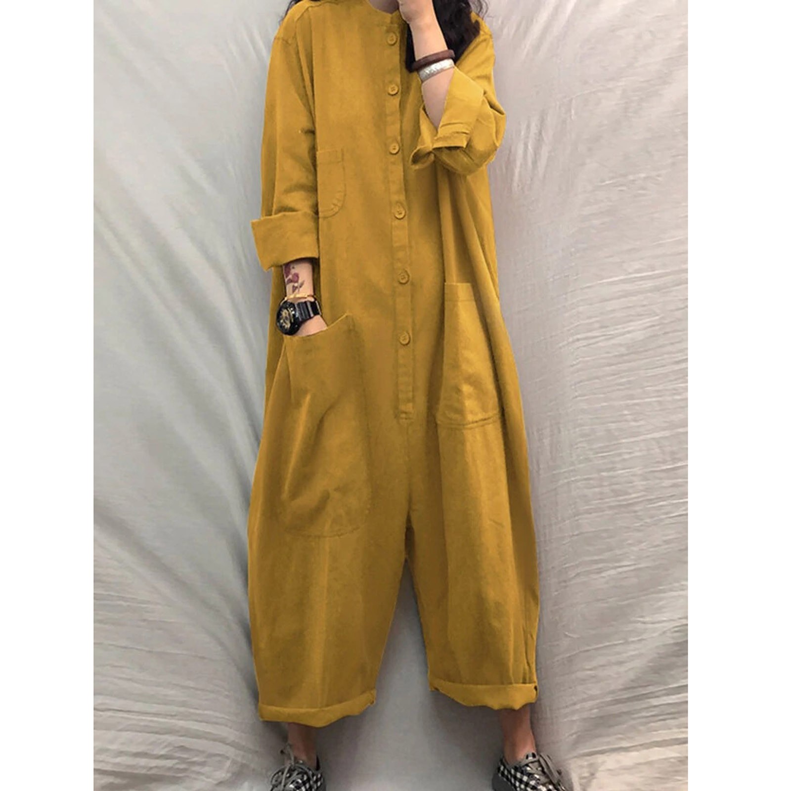 Women Jumpsuit 2024 Female Ove - Women'S Fashion Overalls ulasan dan harga