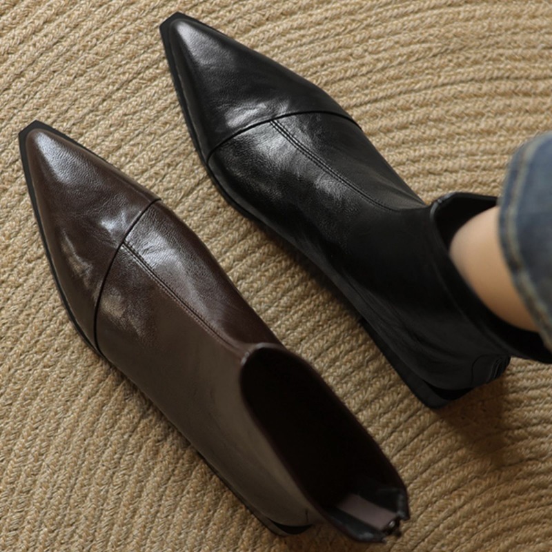 Women Pointed Short Boots 2025 - Women'S Fashion Korea ulasan dan harga