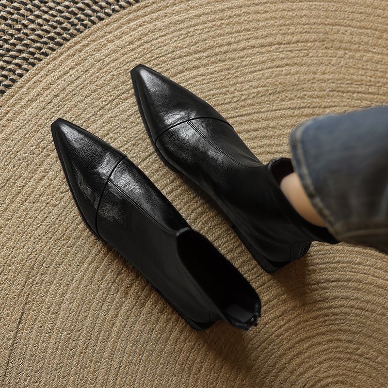 Women Pointed Short Boots 2025 - Women'S Fashion Korea ulasan dan harga