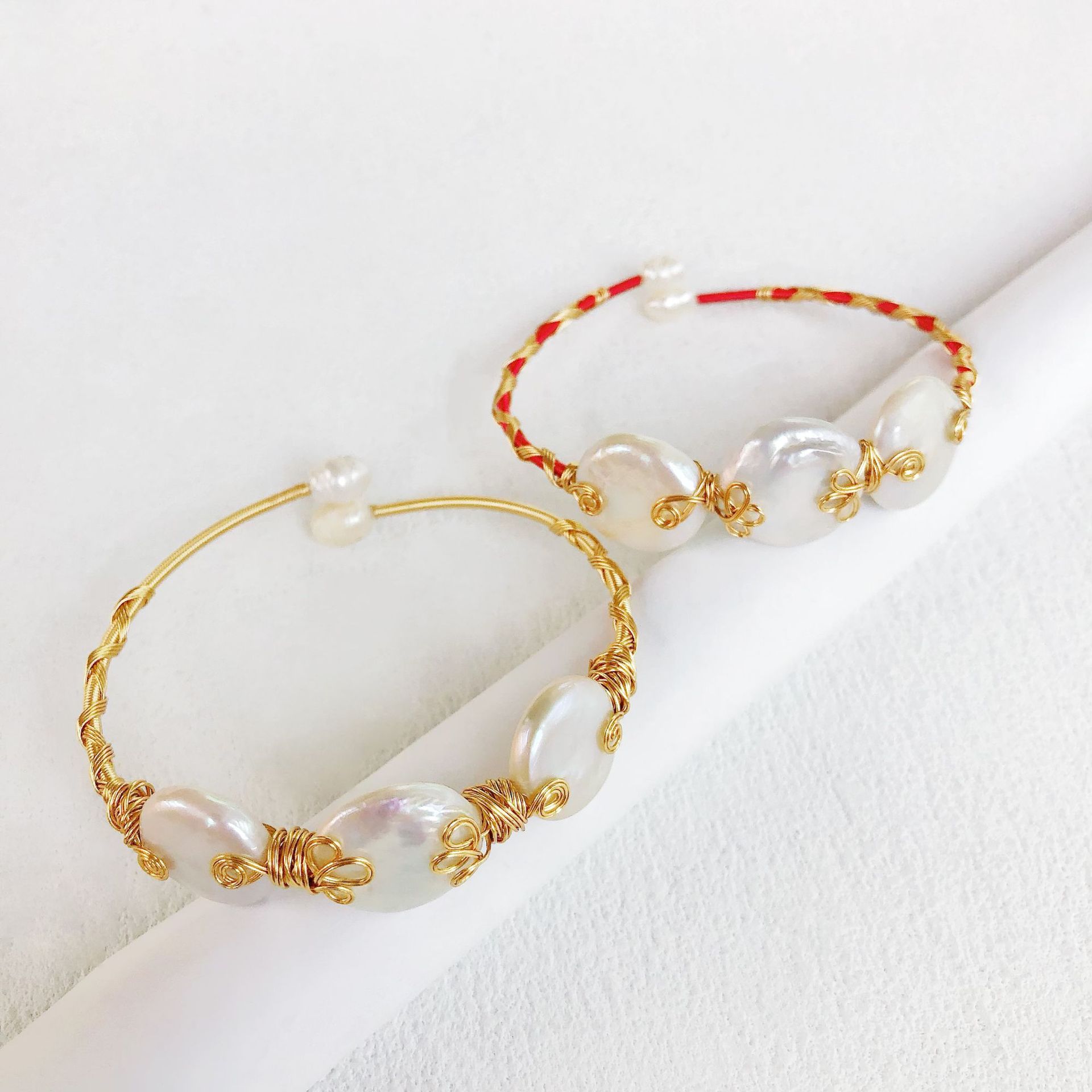Natural pearl bracelet hand-wo - Women'S Fashion E Commerce ulasan dan harga