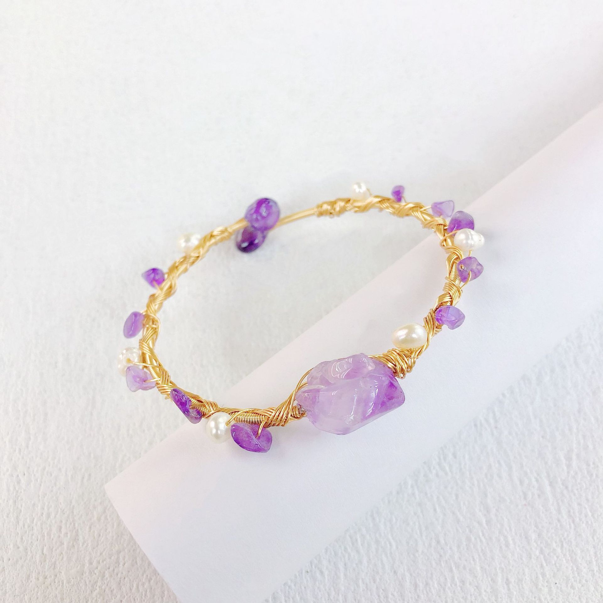 Natural pearl bracelet hand-wo - Women'S Fashion E Commerce ulasan dan harga