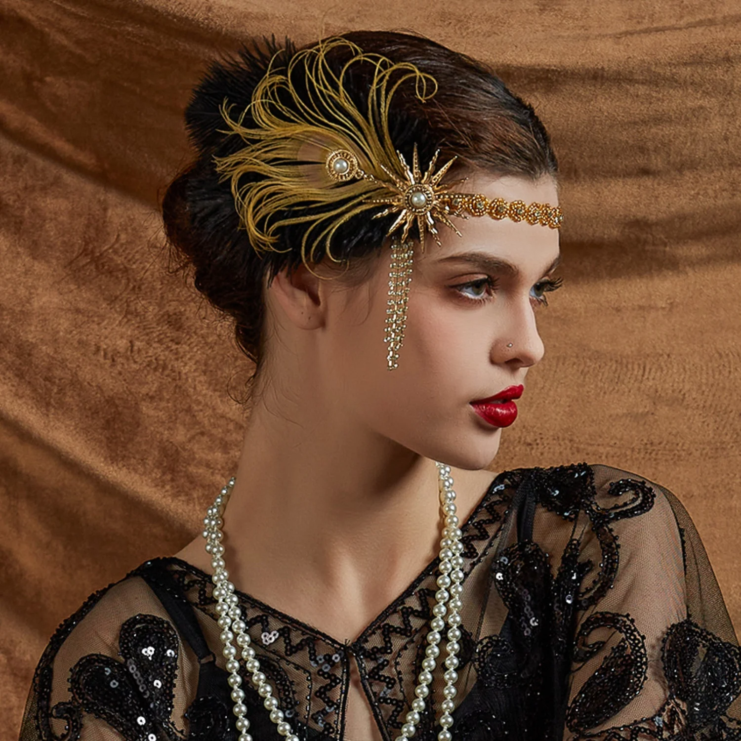 Rhinestone HairBand 1920s Vint - Women'S Fashion In The 1920S ulasan dan harga
