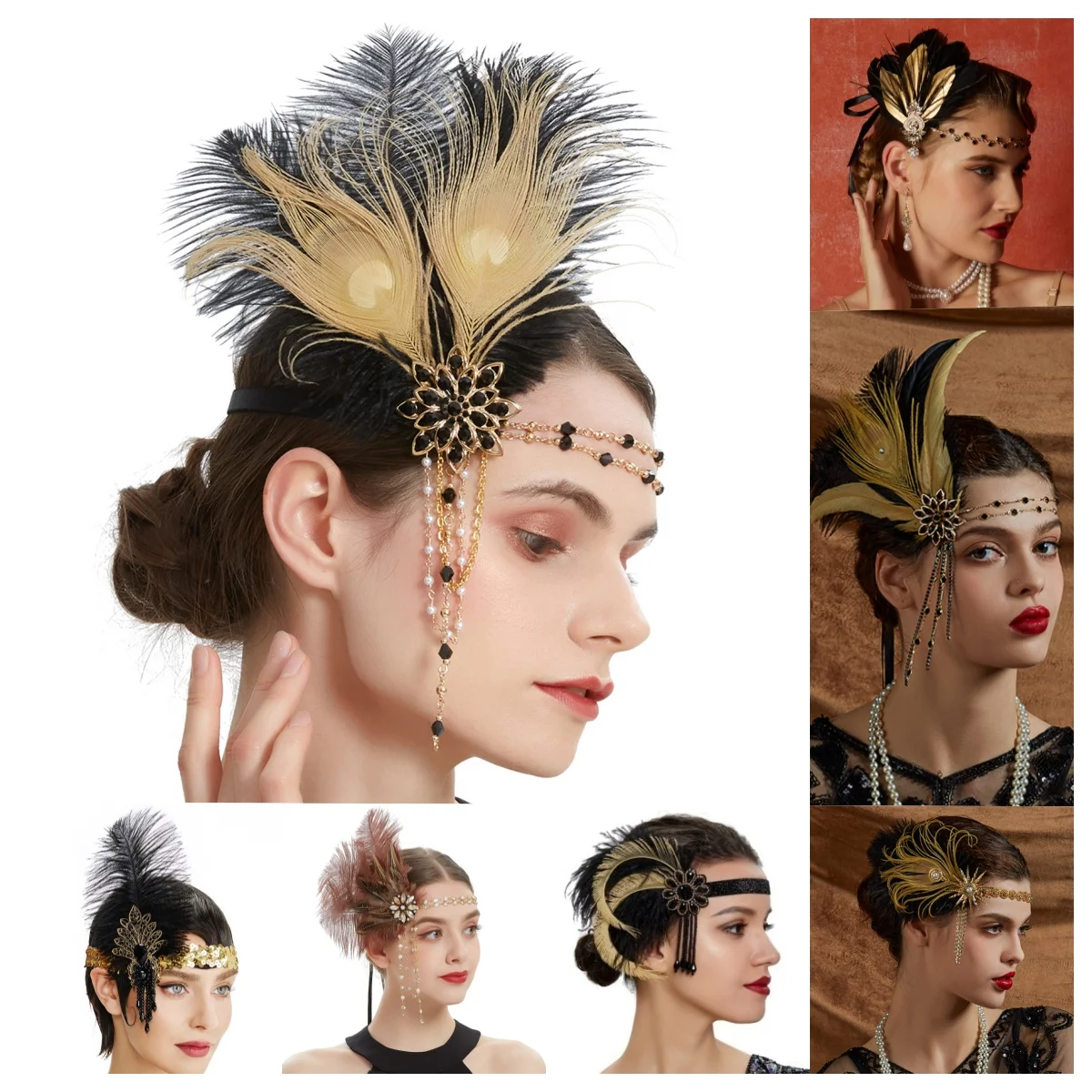 Rhinestone HairBand 1920s Vint - Women'S Fashion In The 1920S ulasan dan harga