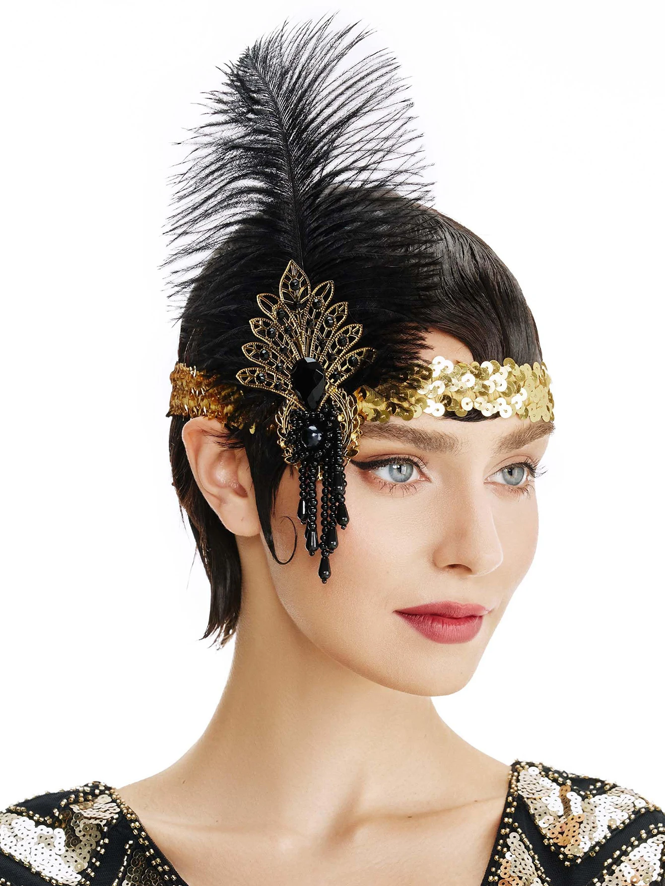 Rhinestone HairBand 1920s Vint - Women'S Fashion In The 1920S ulasan dan harga