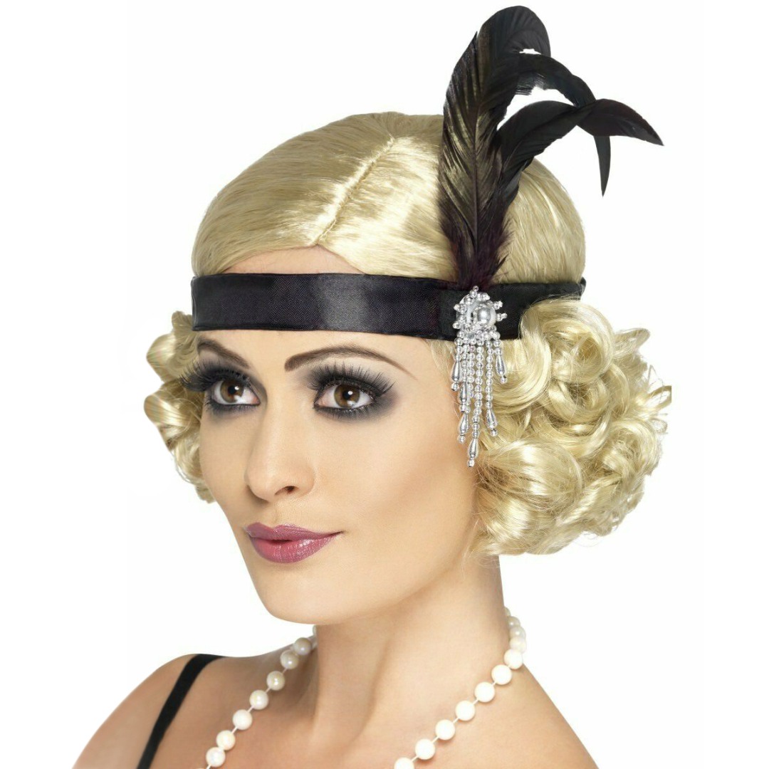 Ladies Flapper Feather Headban - Women'S Fashion In The 1920S ulasan dan harga