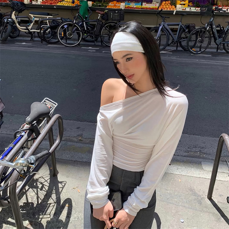 2026 Women’s One Shoulder Top  - Off Shoulder Top ulasan dan harga
