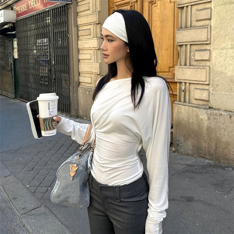 2026 Women’s One Shoulder Top  - Off Shoulder Top ulasan dan harga
