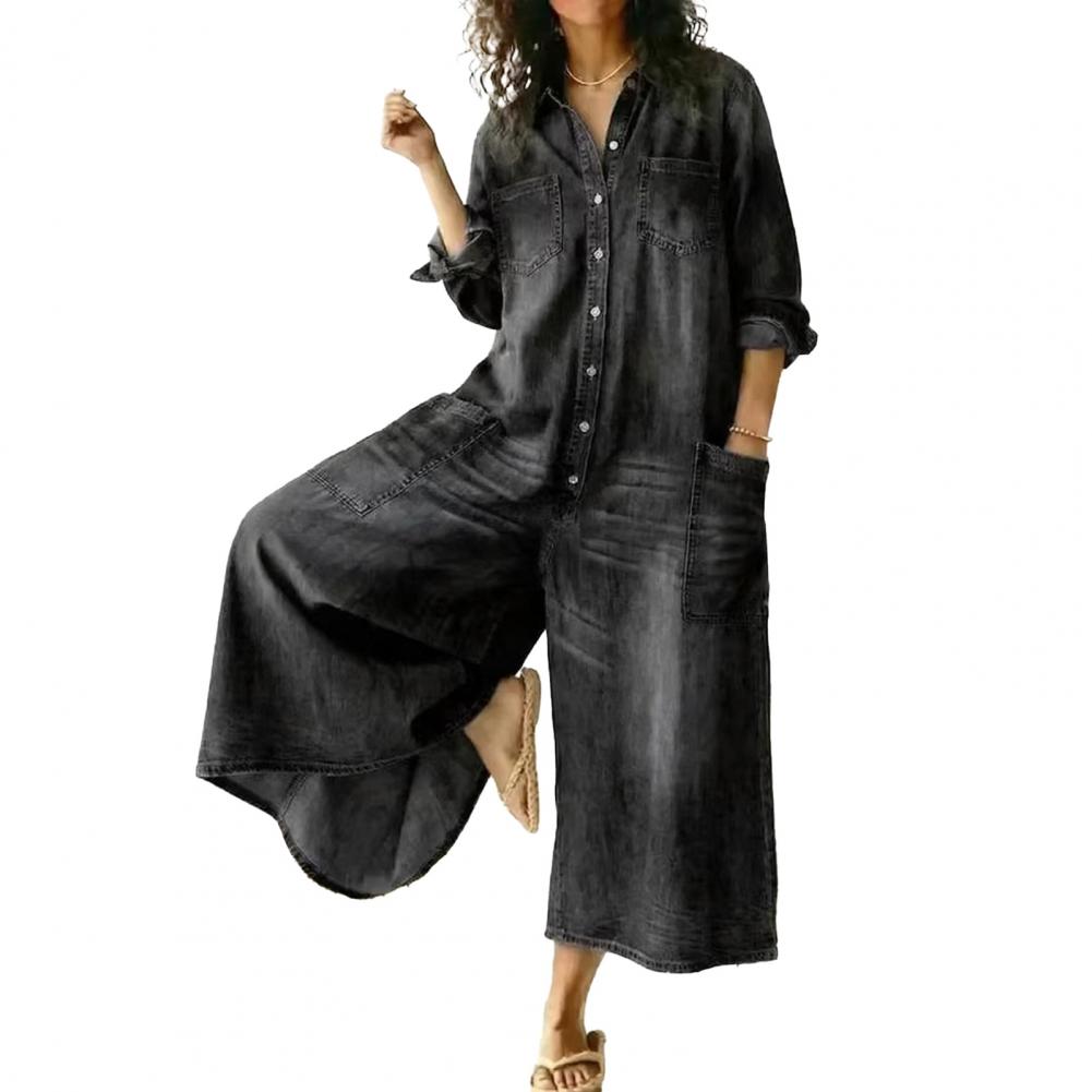 Women's Oversized Denim Jumpsu - Women'S Fashion Overalls ulasan dan harga
