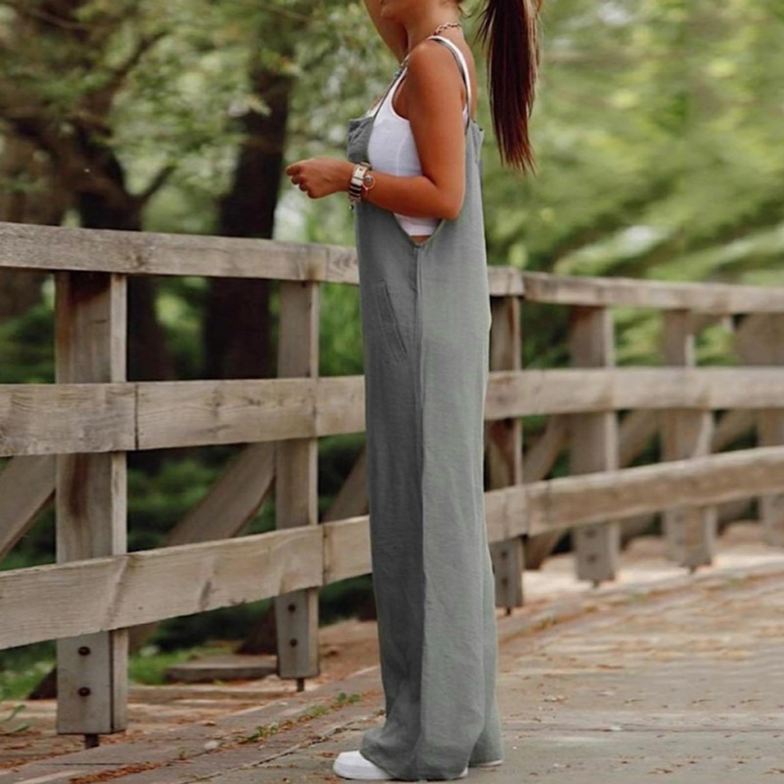 Casual Loose Jumpsuit Women Sp - Women'S Fashion Overalls ulasan dan harga