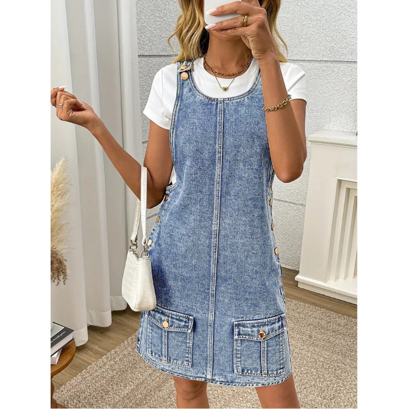 Summer 2026 New American Denim - Women'S Fashion Overalls ulasan dan harga