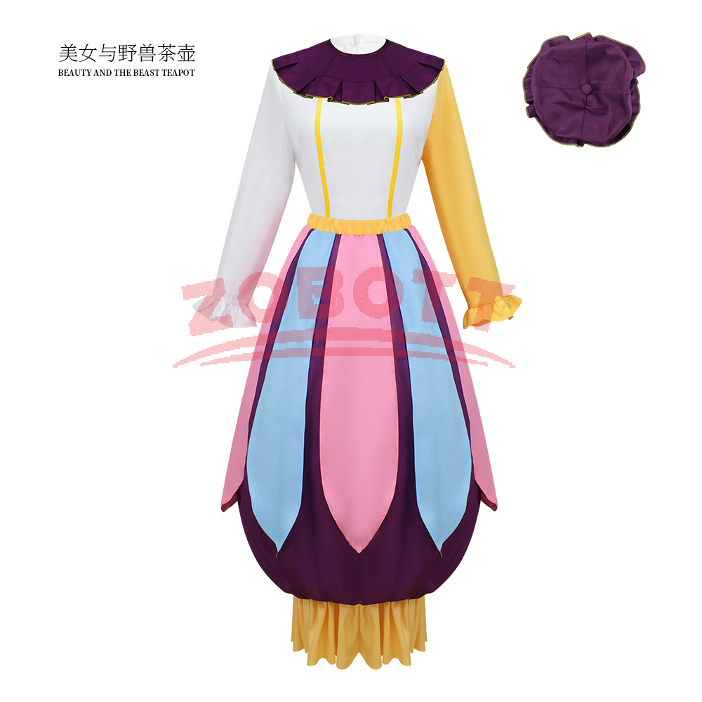 Tea Pot Mrs Potts Cosplay Long - Women'S Fashion Hats ulasan dan harga