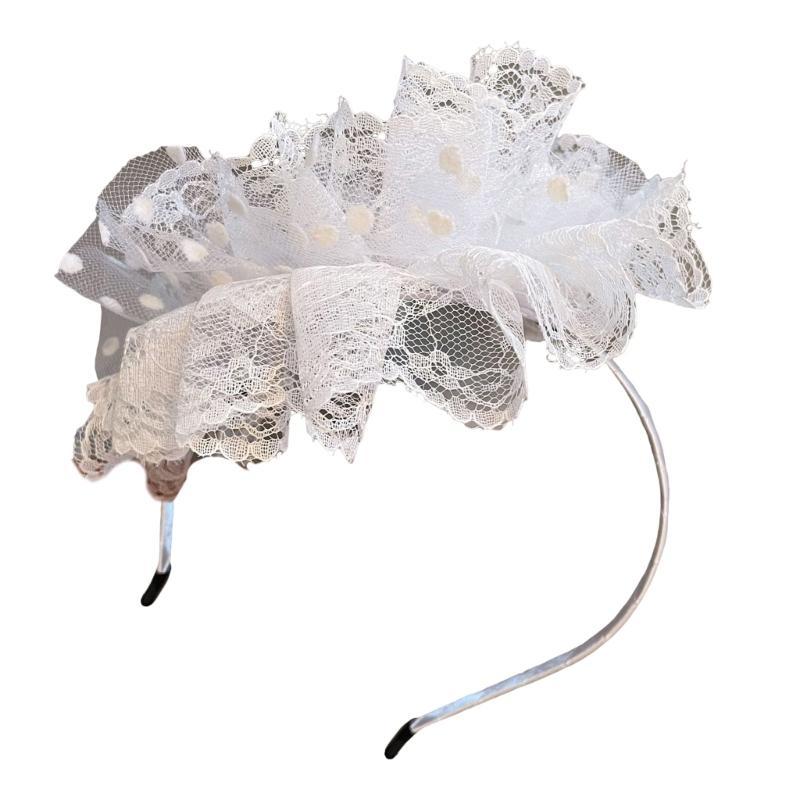 A52E Lace Flower Hair Hoop for - Women'S Fashion In The 1920S ulasan dan harga
