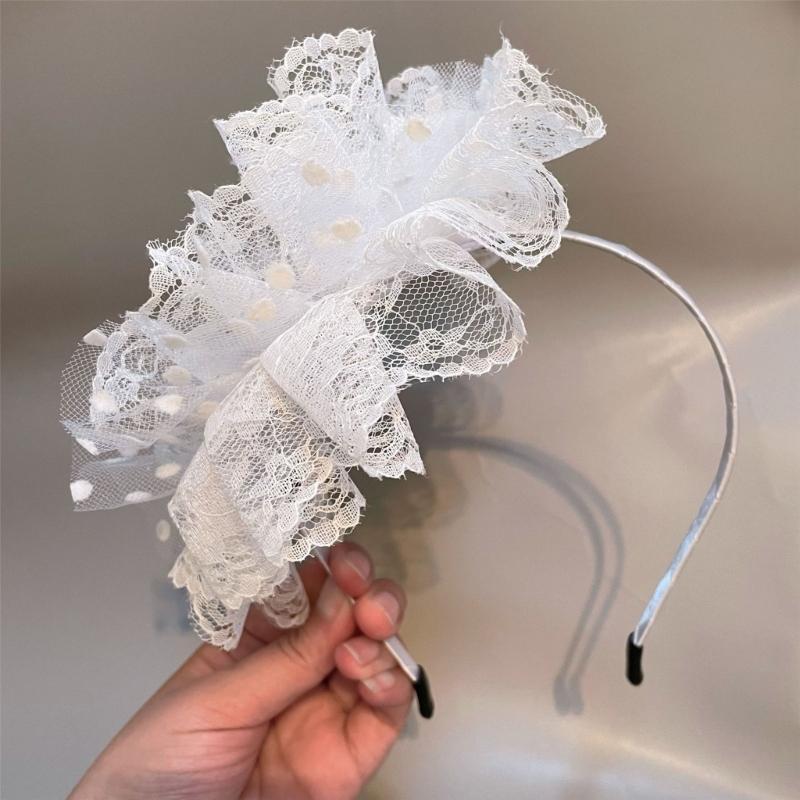 A52E Lace Flower Hair Hoop for - Women'S Fashion In The 1920S ulasan dan harga