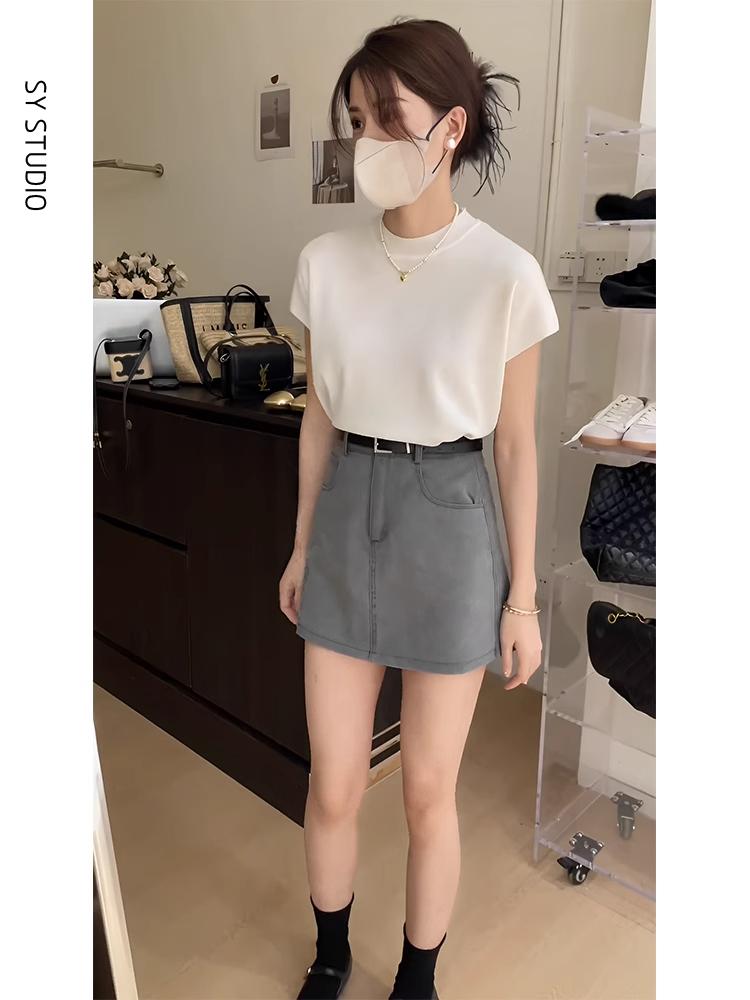 Slimming Knitted Top And High  - Women'S Fashion Petite ulasan dan harga