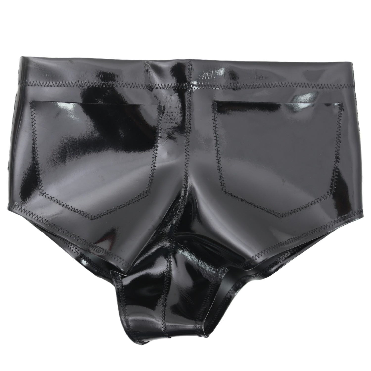 Women Men Glossy Pocket Shorts - Women Fashion Style ulasan dan harga