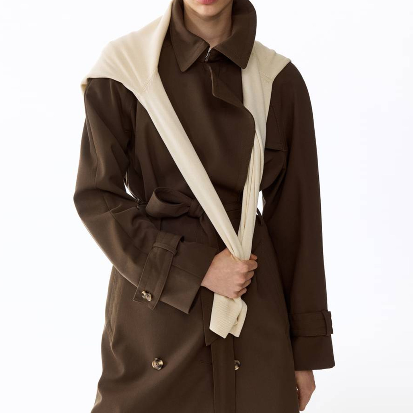 Fashionable Two-Tone Long Slee - Women'S Fashion E Commerce ulasan dan harga