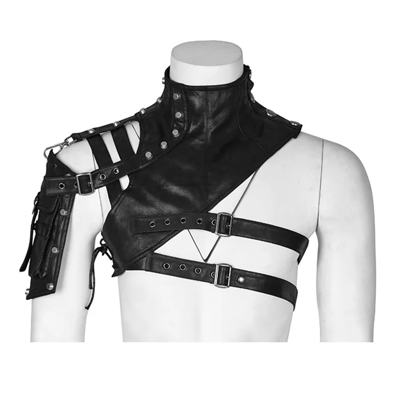 Steampunk Medieval Leather Arm - Women Fashion Jackets ulasan dan harga