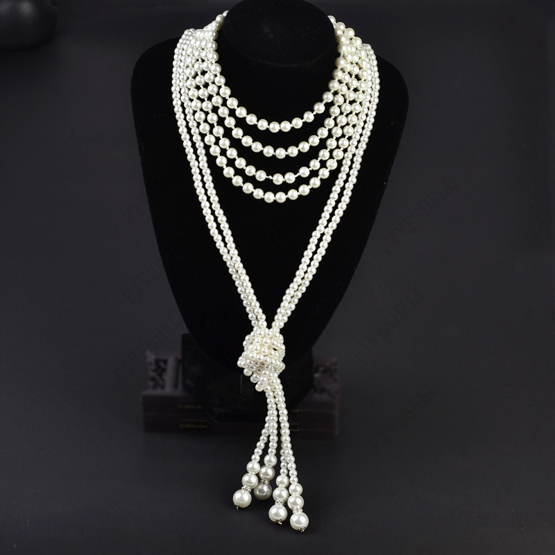 1920s Pearls Necklace Fashion  - Women'S Fashion In The 1920S ulasan dan harga