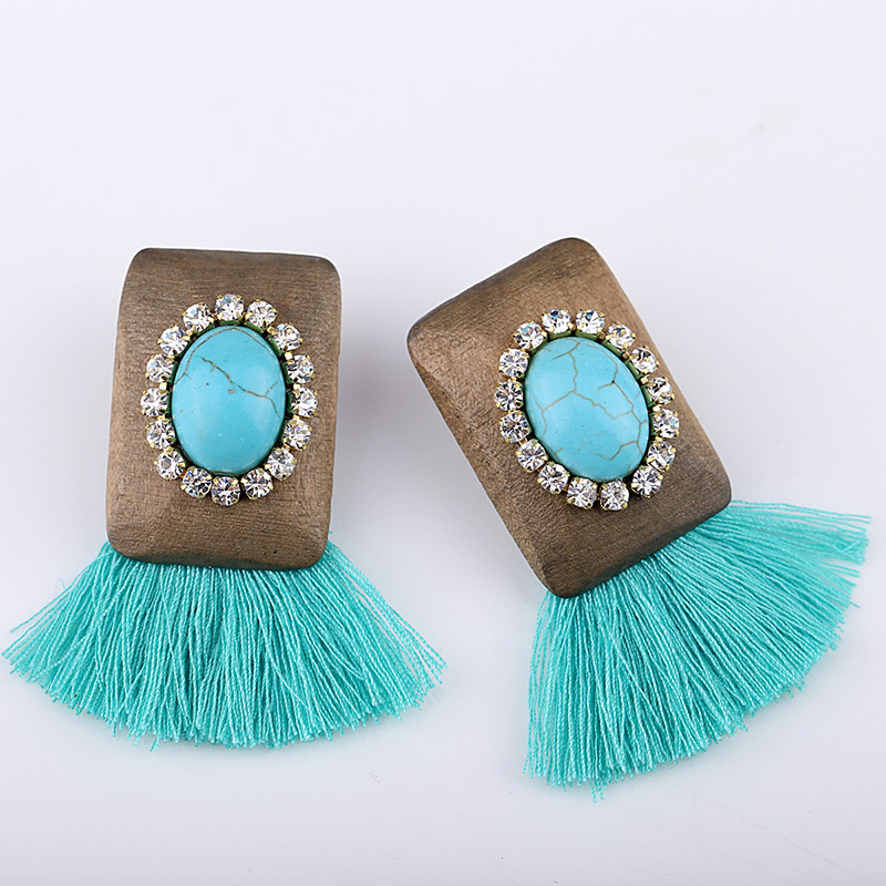 Cross-border retro wood diamon - Women'S Fashion E Commerce ulasan dan harga