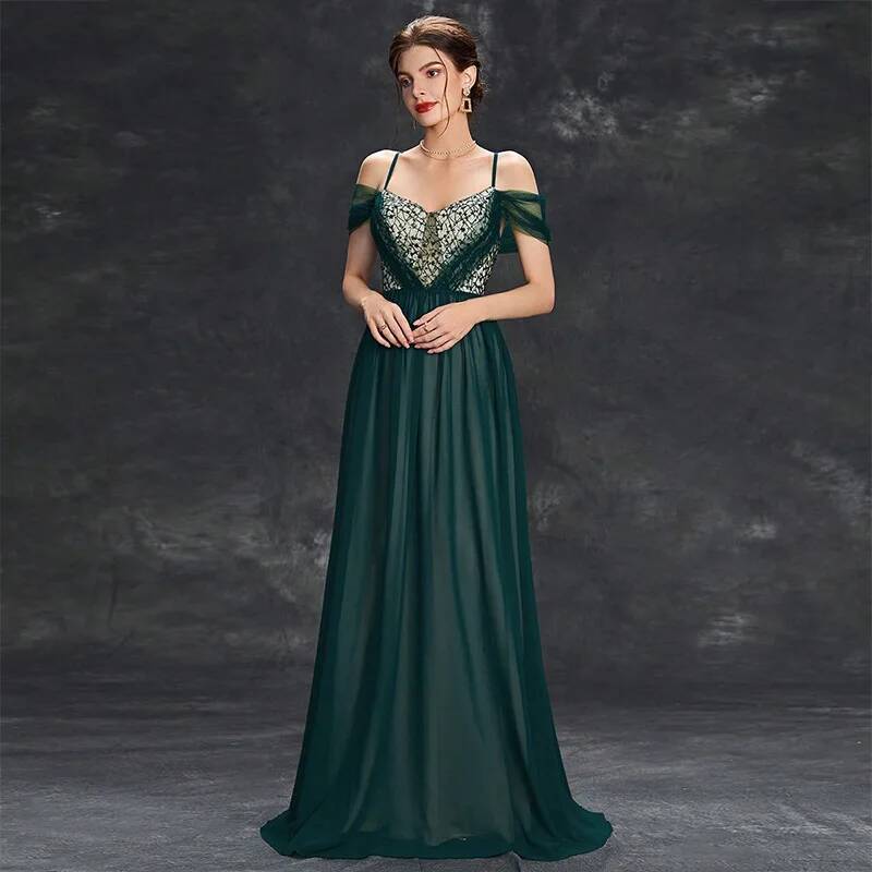 Dress Spring New Evening Long  - Women'S Fashion Dresses Images ulasan dan harga