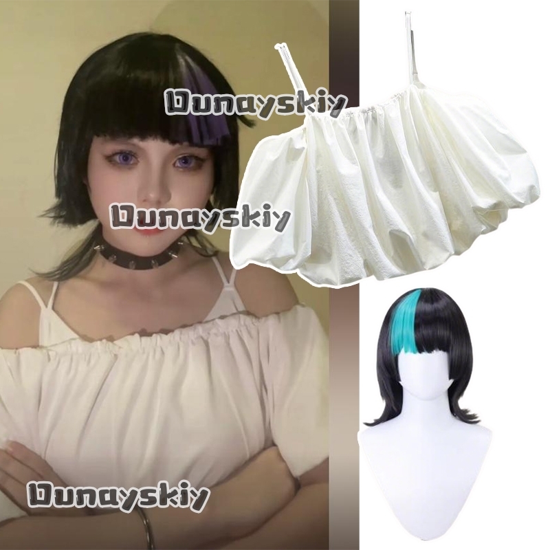 aBc01Hoshi Kirara Roro Cosplay - Off Shoulder Top ulasan dan harga