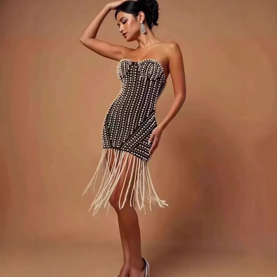 Sexy Strapless Hip-Hugging Sho - Women'S Fashion Dresses Images ulasan dan harga