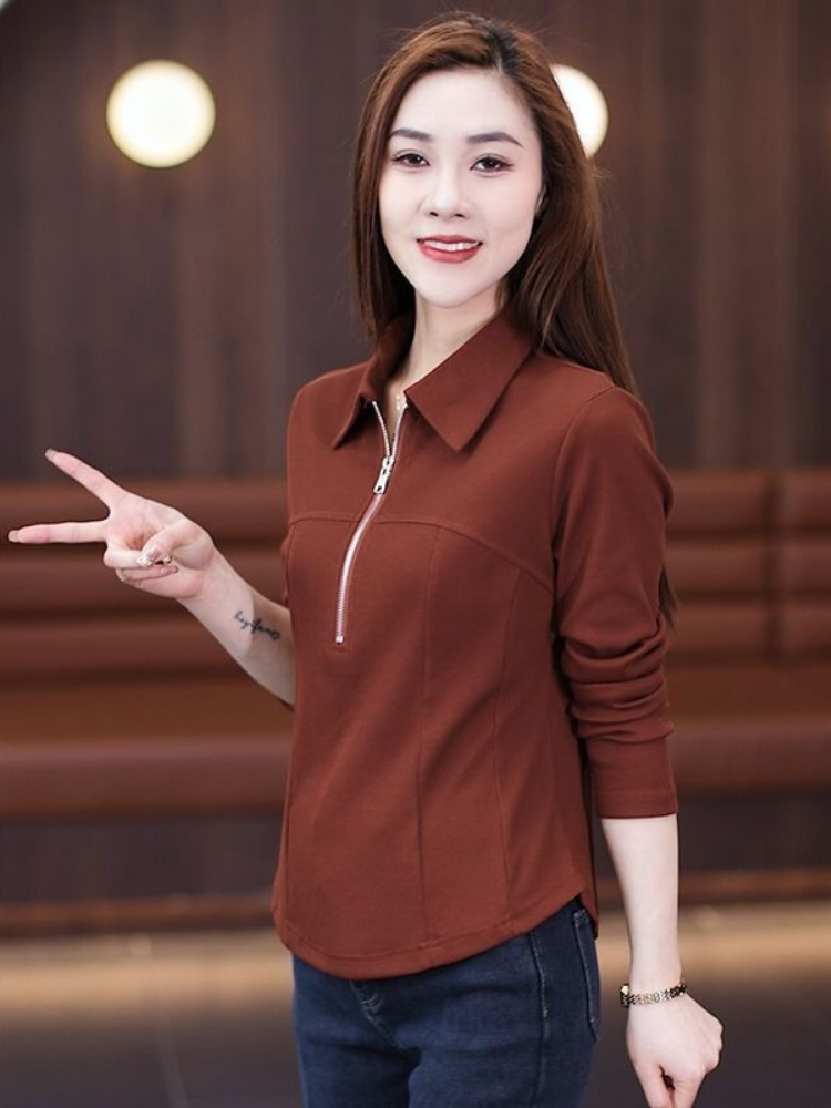 Womens Premium Slim Fit Polo N - Women'S Fashion Petite ulasan dan harga