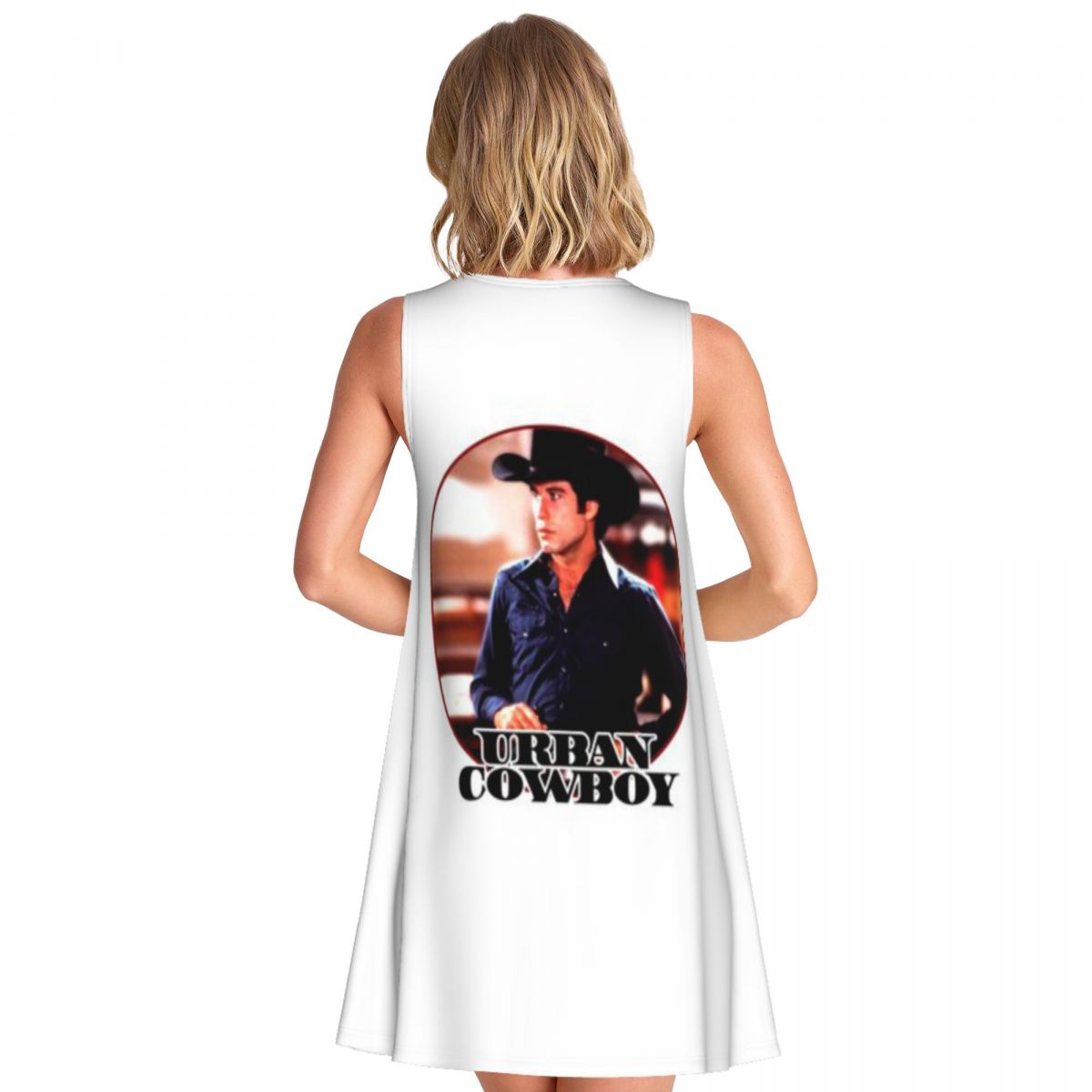 Urban Cowboy Vintage Image Wom - Women'S Fashion Dresses Images ulasan dan harga