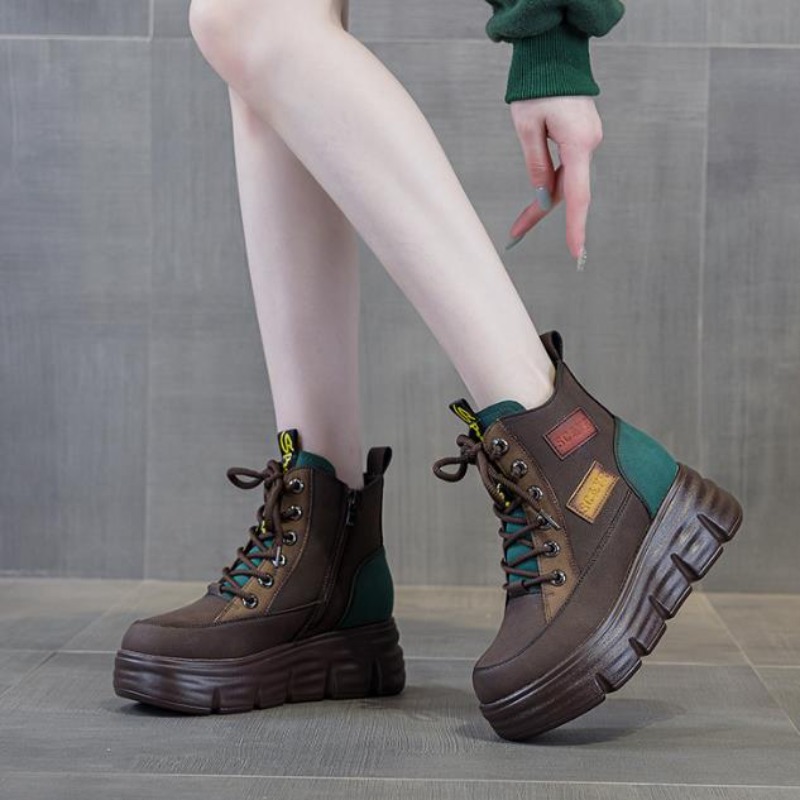 Women Platform Boots Winter Fa - Women'S Fashion Petite ulasan dan harga