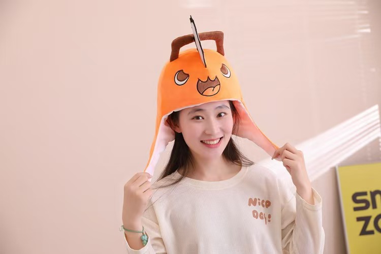 Anime Chainsaw Man Pochita Cos - Women'S Fashion Hats ulasan dan harga