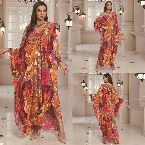 New 2025 Women's Cotton Beach  - Printed Wrap Skirt ulasan dan harga