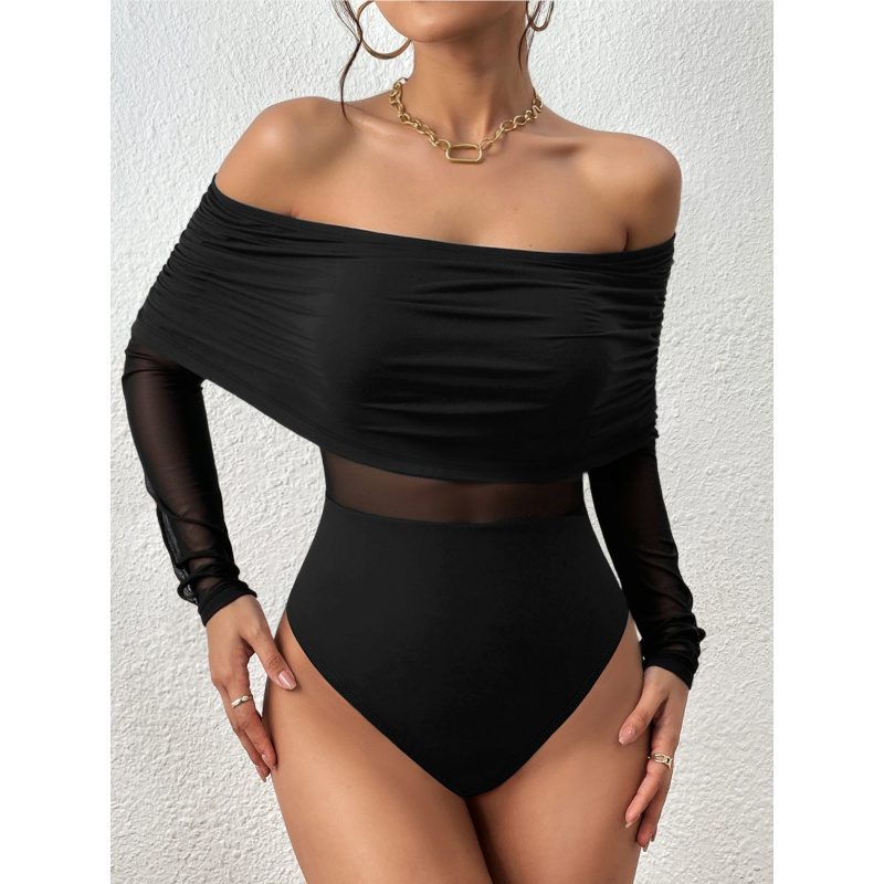 Spring And Autumn Off-Shoulder - Off Shoulder Top ulasan dan harga