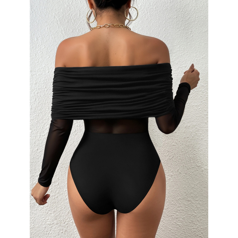 Spring And Autumn Off-Shoulder - Off Shoulder Top ulasan dan harga