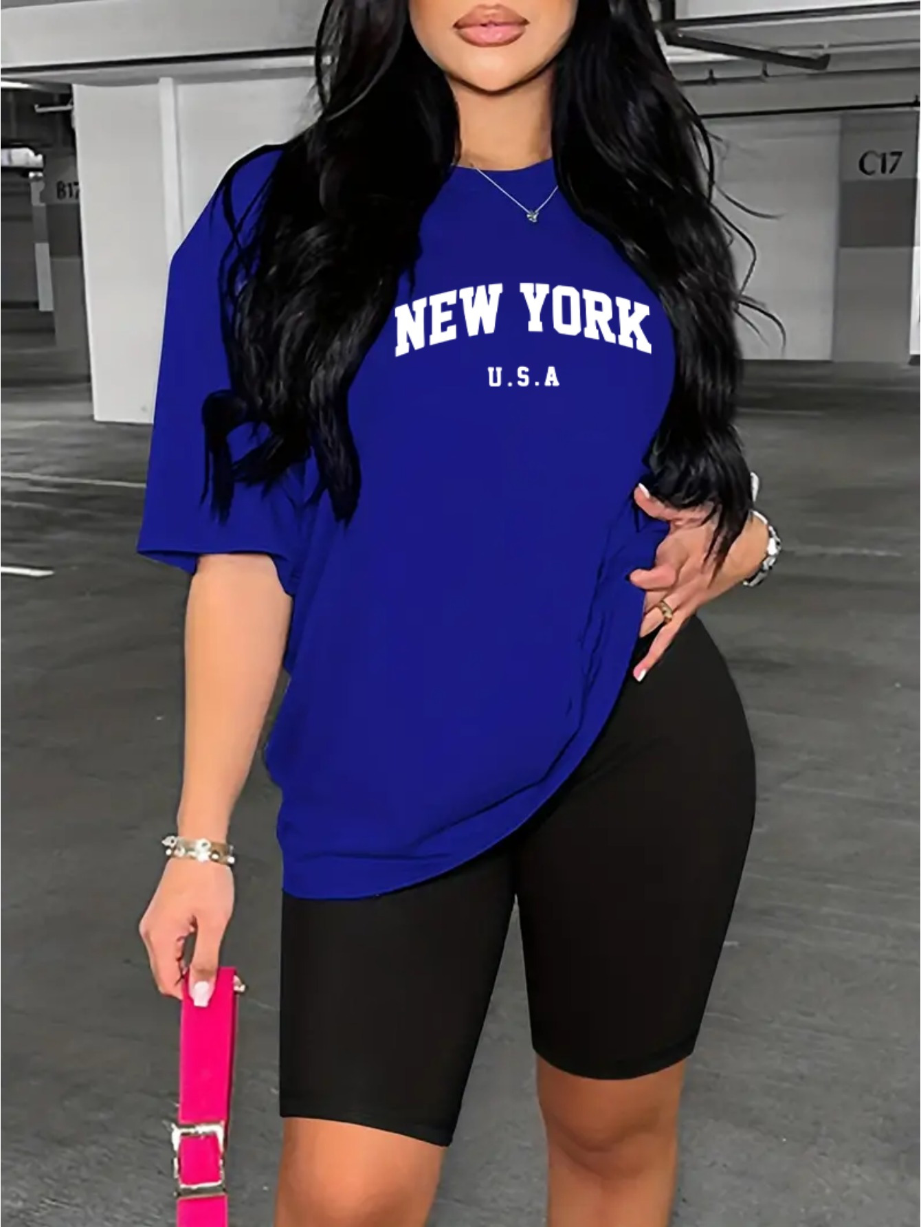 New York Usa Printing Tshirt S - Women Fashion Usa ulasan dan harga