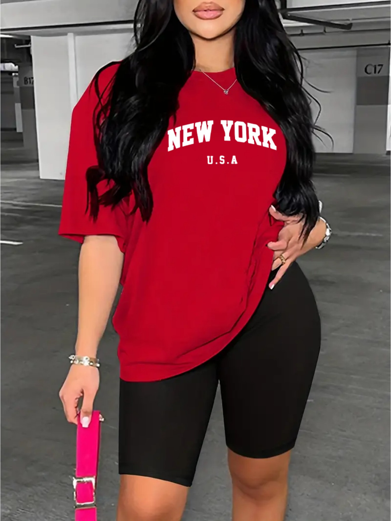 New York Usa Printing Tshirt S - Women Fashion Usa ulasan dan harga