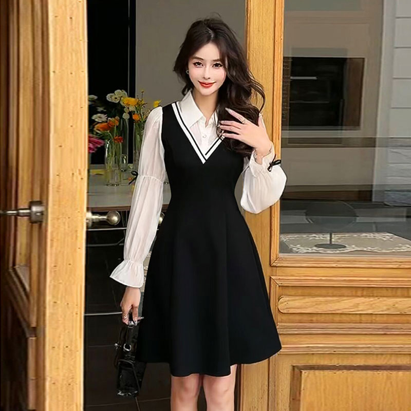 Slimming A-Line Spring Dress L - Women'S Fashion Petite ulasan dan harga