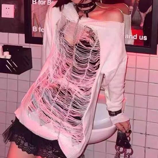 Girl Harajuku Spicy Y2k Millen - Off Shoulder Top ulasan dan harga