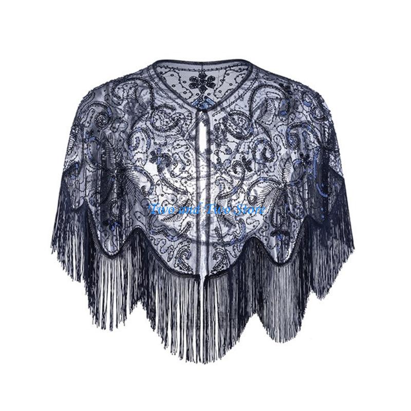 HX6F Sparkling Sequined Capele - Women'S Fashion In The 1920S ulasan dan harga
