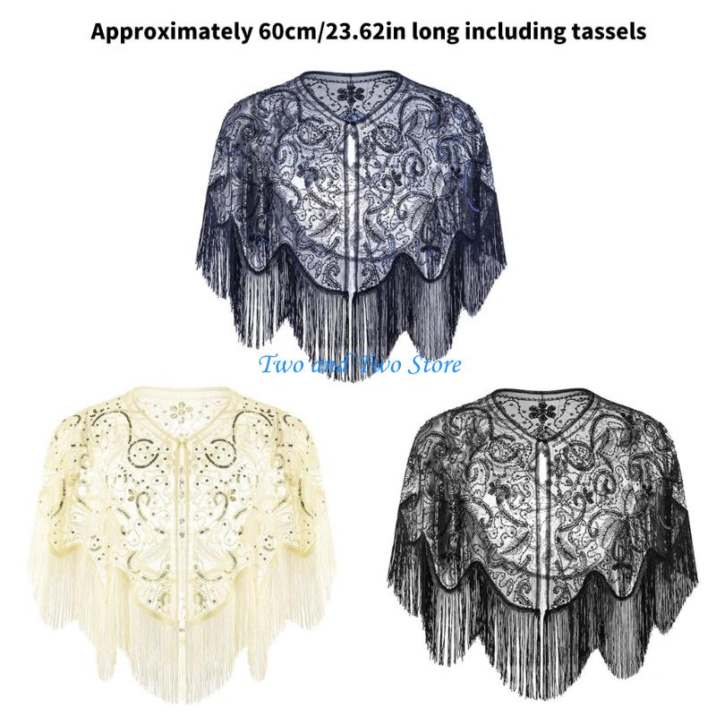 HX6F Sparkling Sequined Capele - Women'S Fashion In The 1920S ulasan dan harga