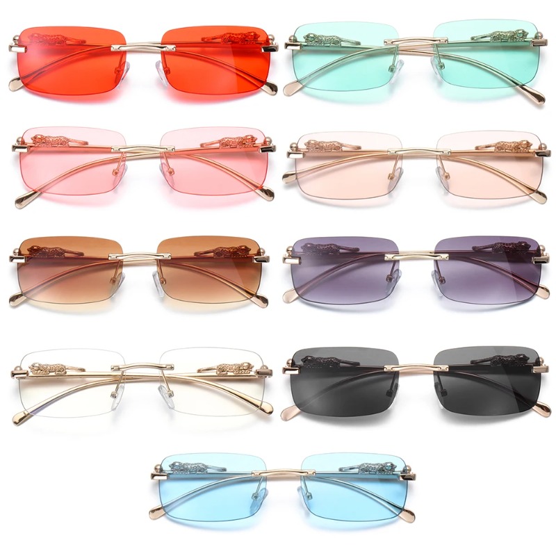 Rimless Square Sunglasses Wome - Women'S Fashion Reading Glasses ulasan dan harga