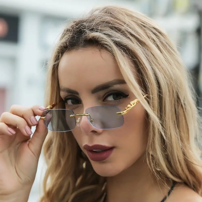 Rimless Square Sunglasses Wome - Women'S Fashion Reading Glasses ulasan dan harga