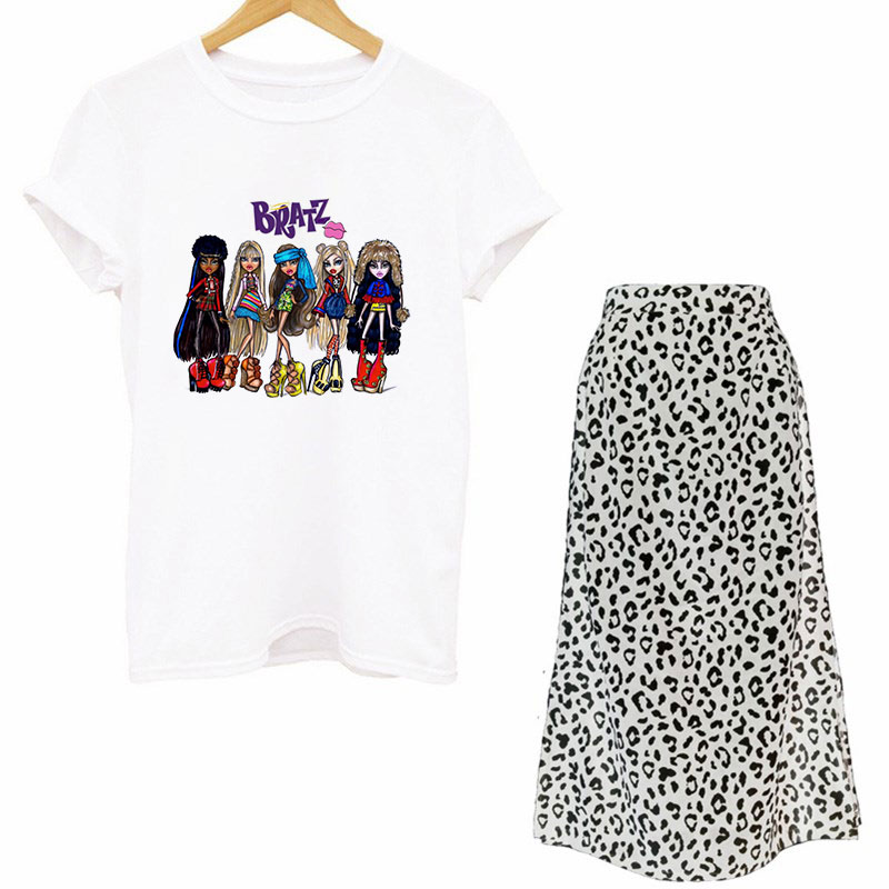 Women Two Piece Set Street Got - Printed Wrap Skirt ulasan dan harga